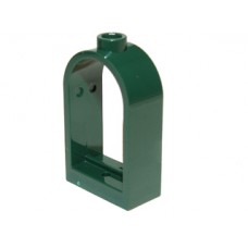 Part 30044 Dark Green Window 1 x 2 x 2 2-3 with Rounded Top 